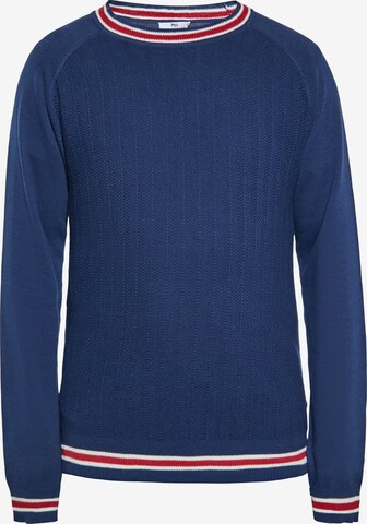 Pull-over MO en bleu : devant