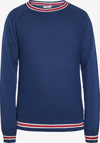 Pull-over MO en bleu : devant