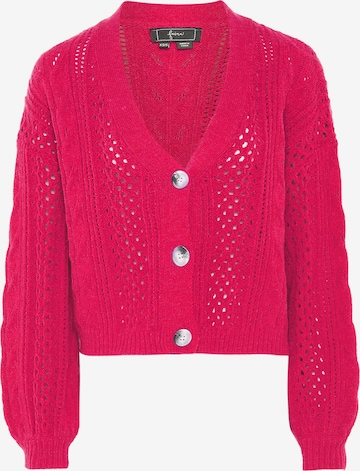 Cardigan faina en rose : devant