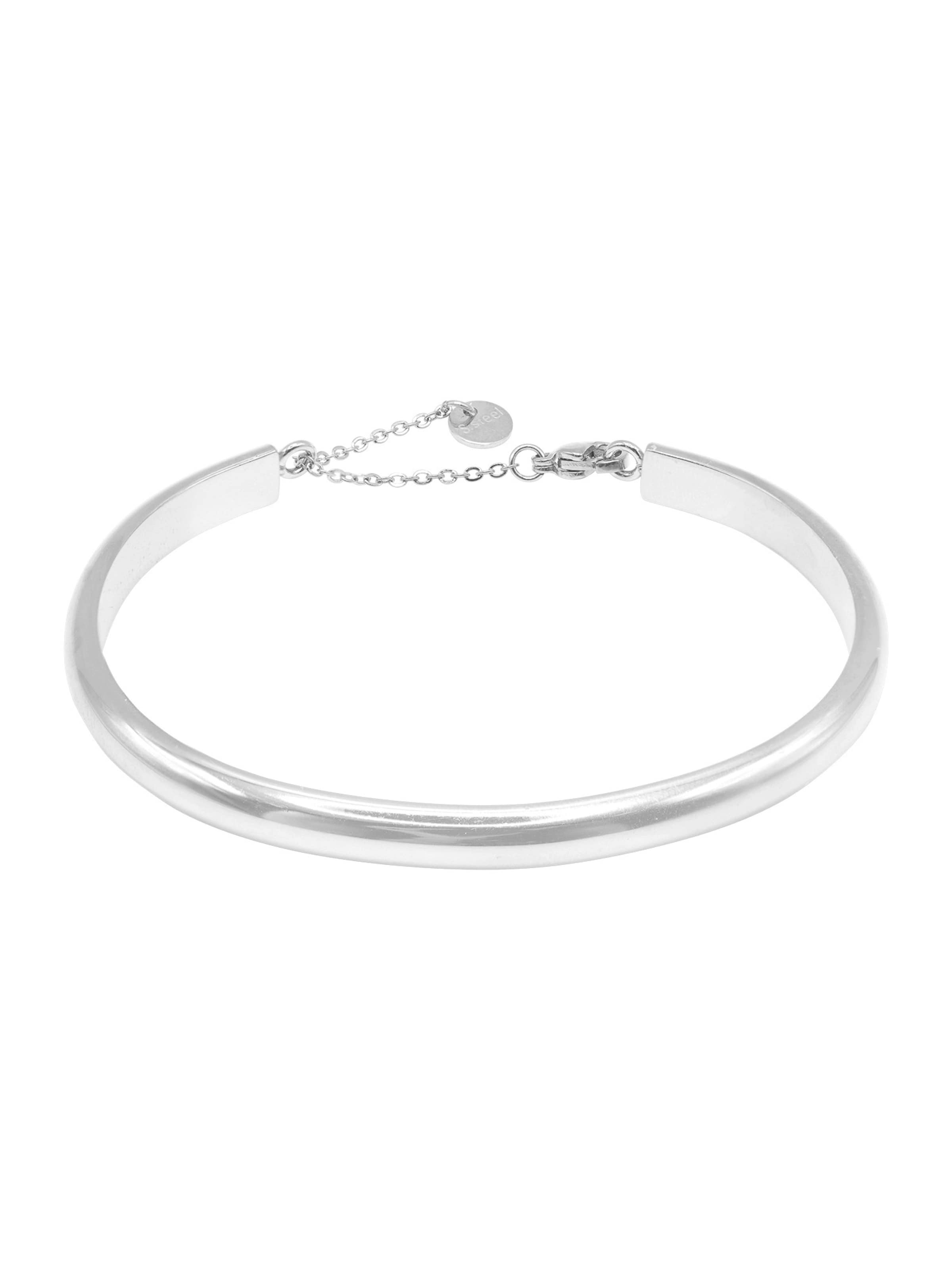 Heideman Armband 'Calvus ' in Silber: Vorderseite