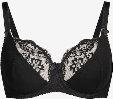 Minimiseur Soutien-gorge 'Anastasia' TEYLI en noir : devant