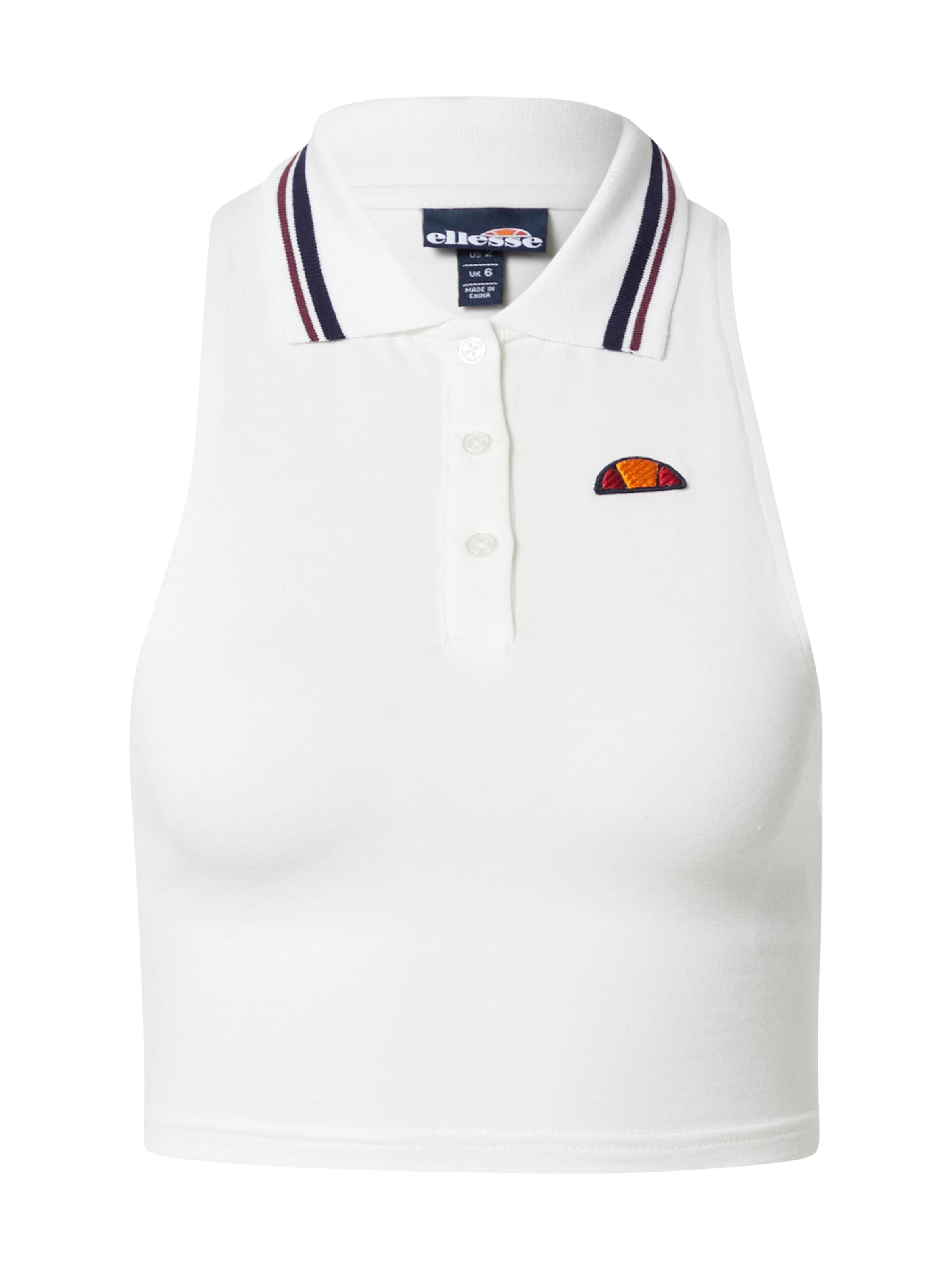 ELLESSE Топ в Белый: спереди
