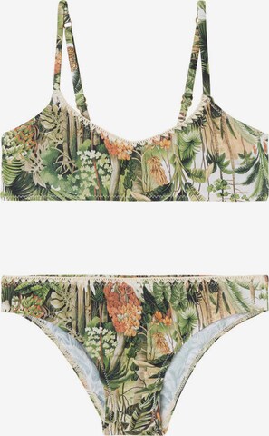 CALZEDONIA Minimizer Bikini 'SAVAGE TROPICS' in Grün: predná strana