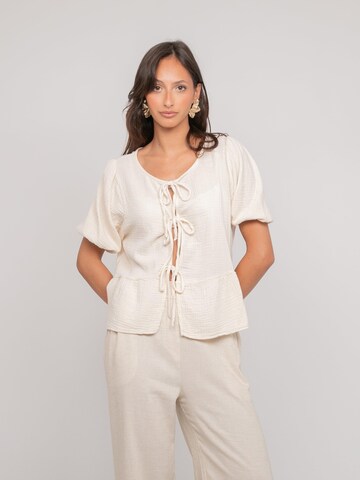 Dona Lisa Blouse 'OLERVIE' in Beige