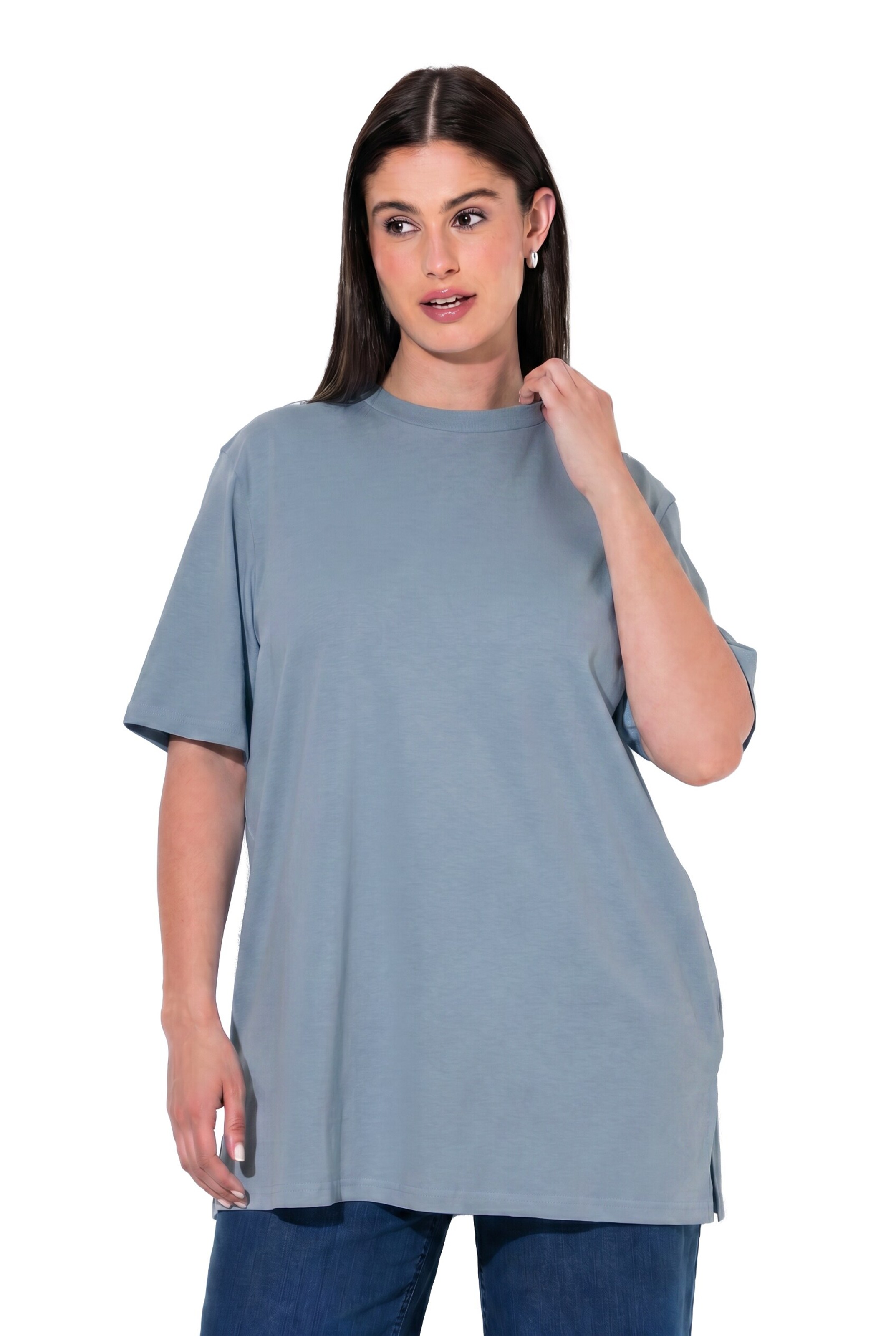 Ulla Popken Shirt in Blau: Vorderseite