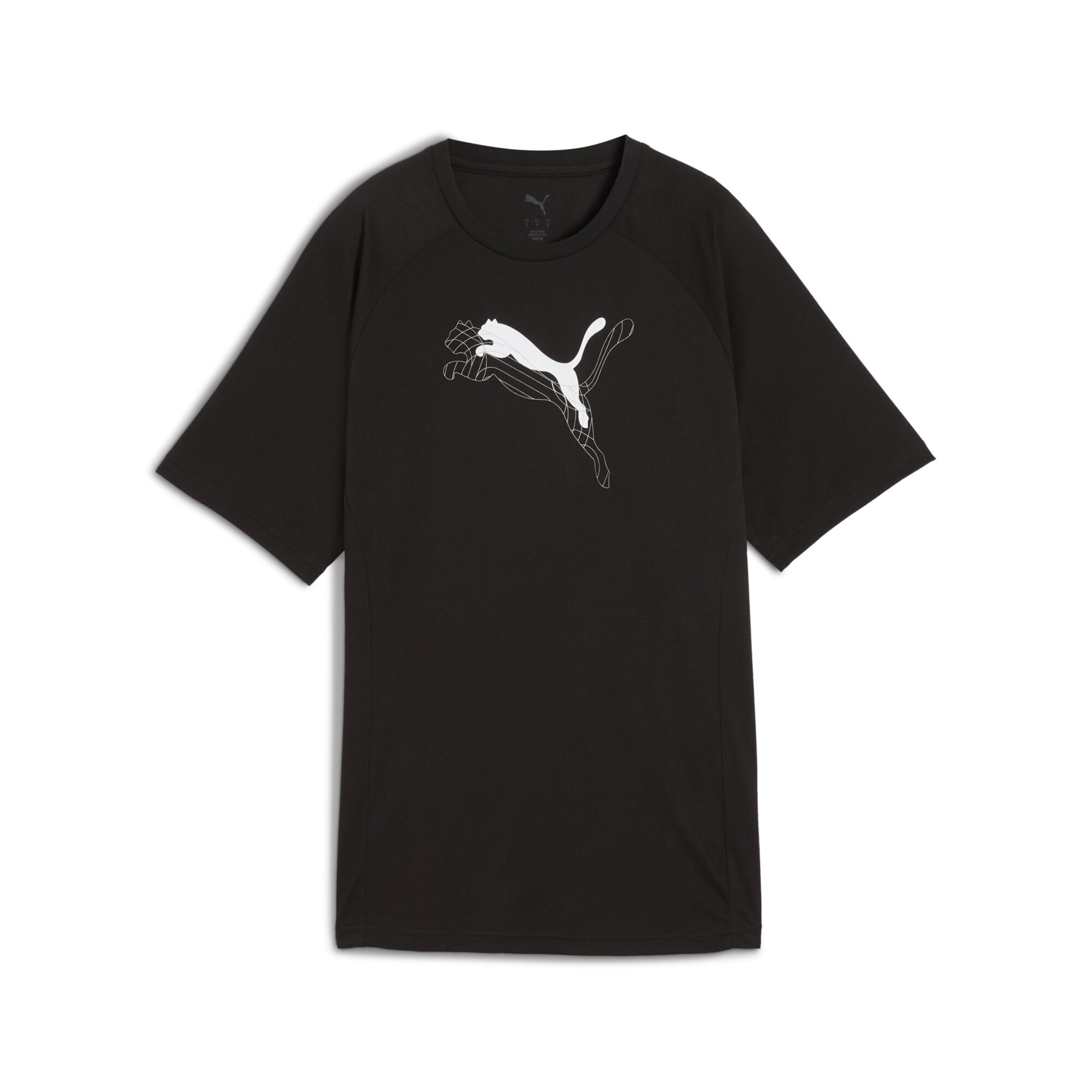 T-shirt PUMA en noir : devant