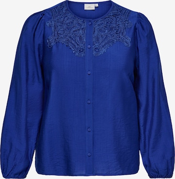 ONLY Carmakoma - Blusa en azul: frente
