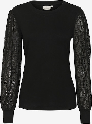 T-shirt 'KANima' Kaffe en noir : devant