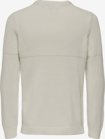 Only & Sons Sweater in White