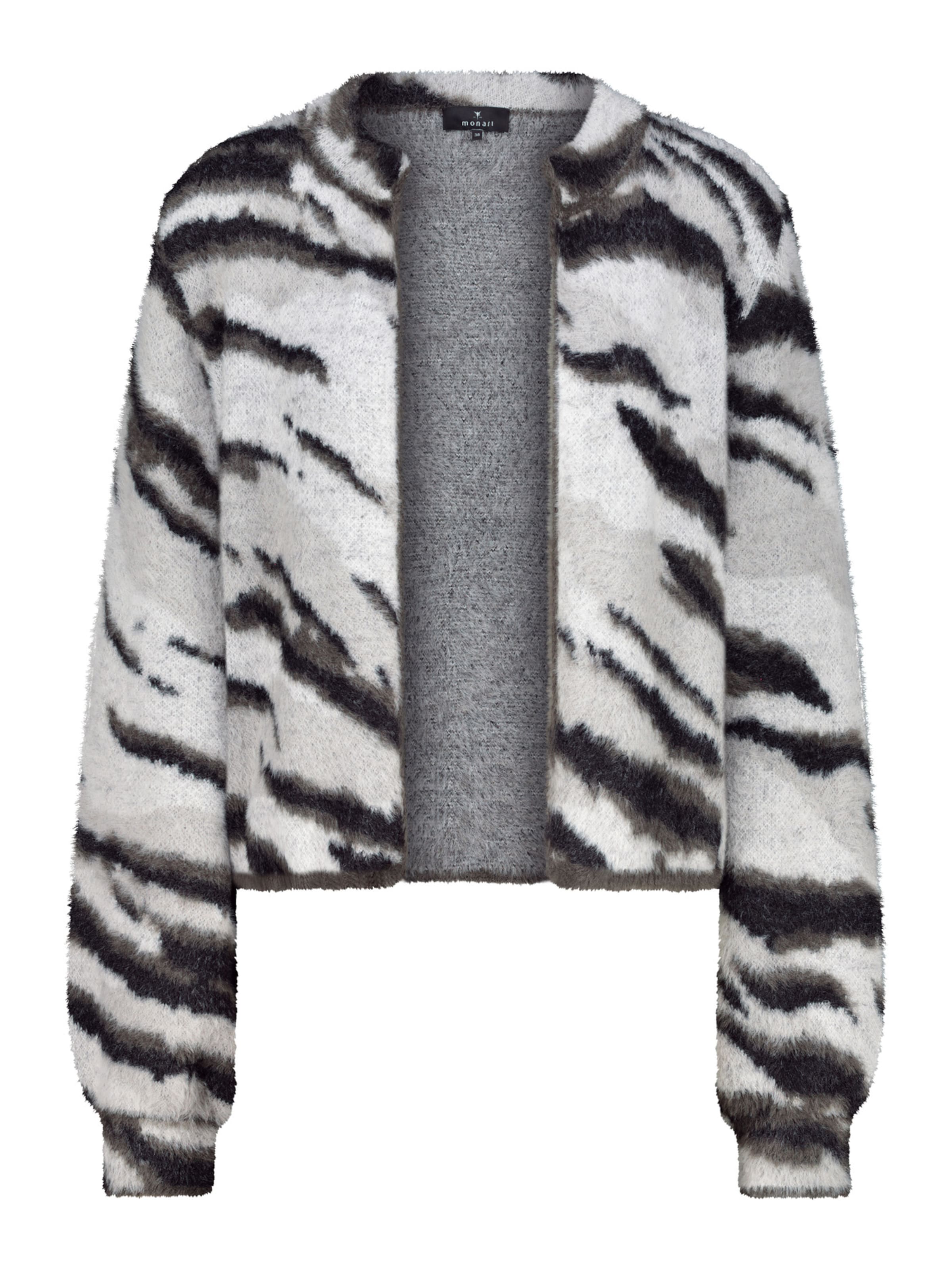 monari Knit Cardigan in Grey: front