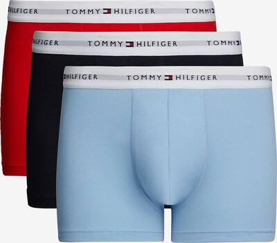 Tommy Hilfiger Underwear Boxers 'Essential' en bleu clair / rouge / noir / blanc, Vue avec produit