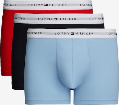 Boxer trumpikės 'Essential' iš Tommy Hilfiger Underwear, spalva – šviesiai mėlyna / raudona / juoda / balta, Prekių apžvalga