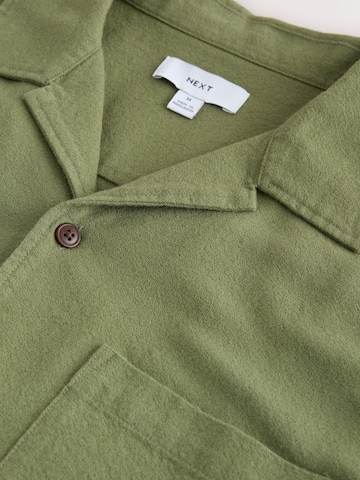 Next - Ajuste regular Camisa en verde
