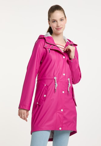 Manteau fonctionnel Schmuddelwedda en rose : devant