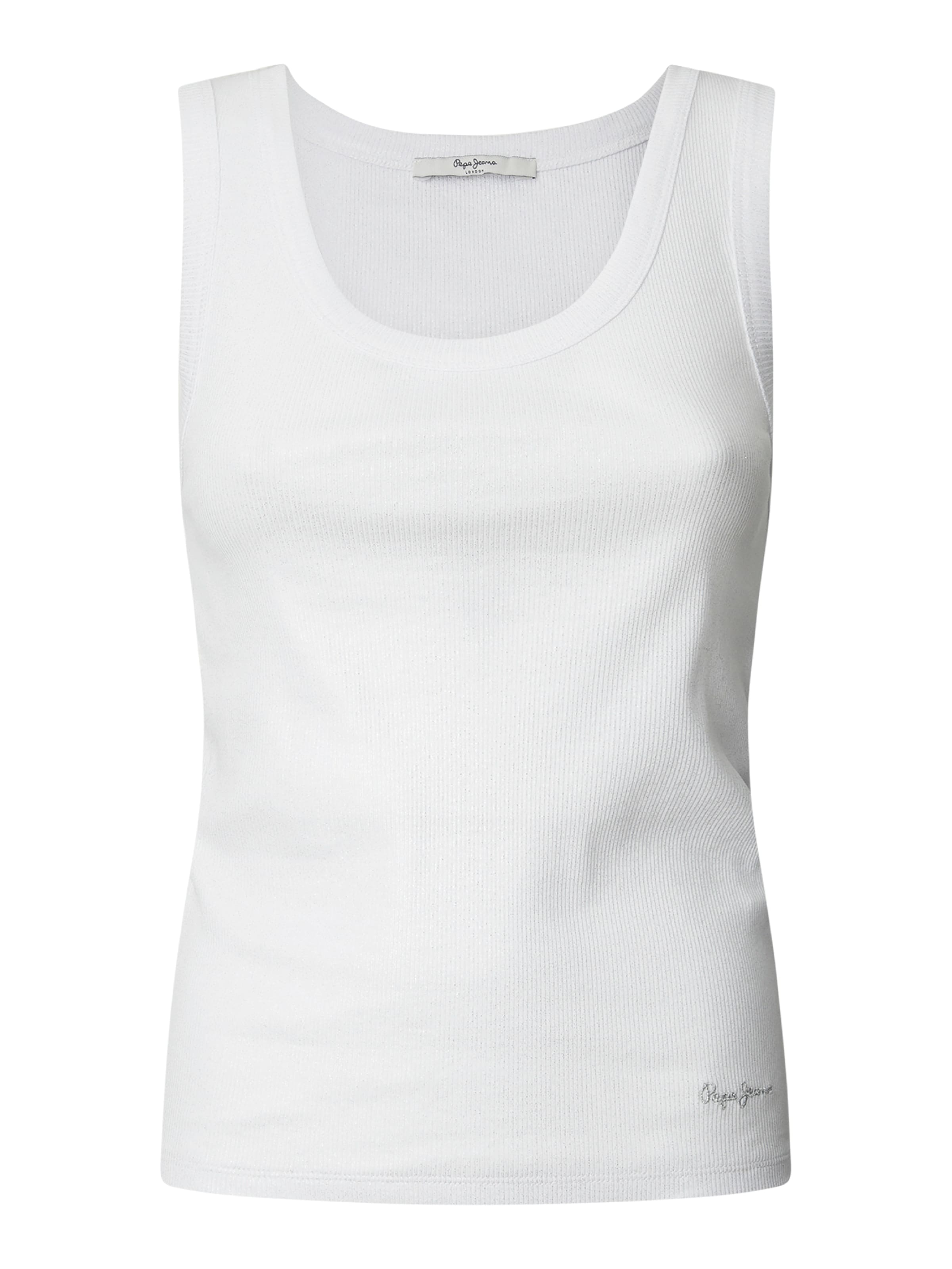 Haut 'Lacey' Pepe Jeans en blanc : devant