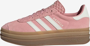 rožinė ADIDAS ORIGINALS Sportbačiai be auliuko 'Gazelle Bold': priekis