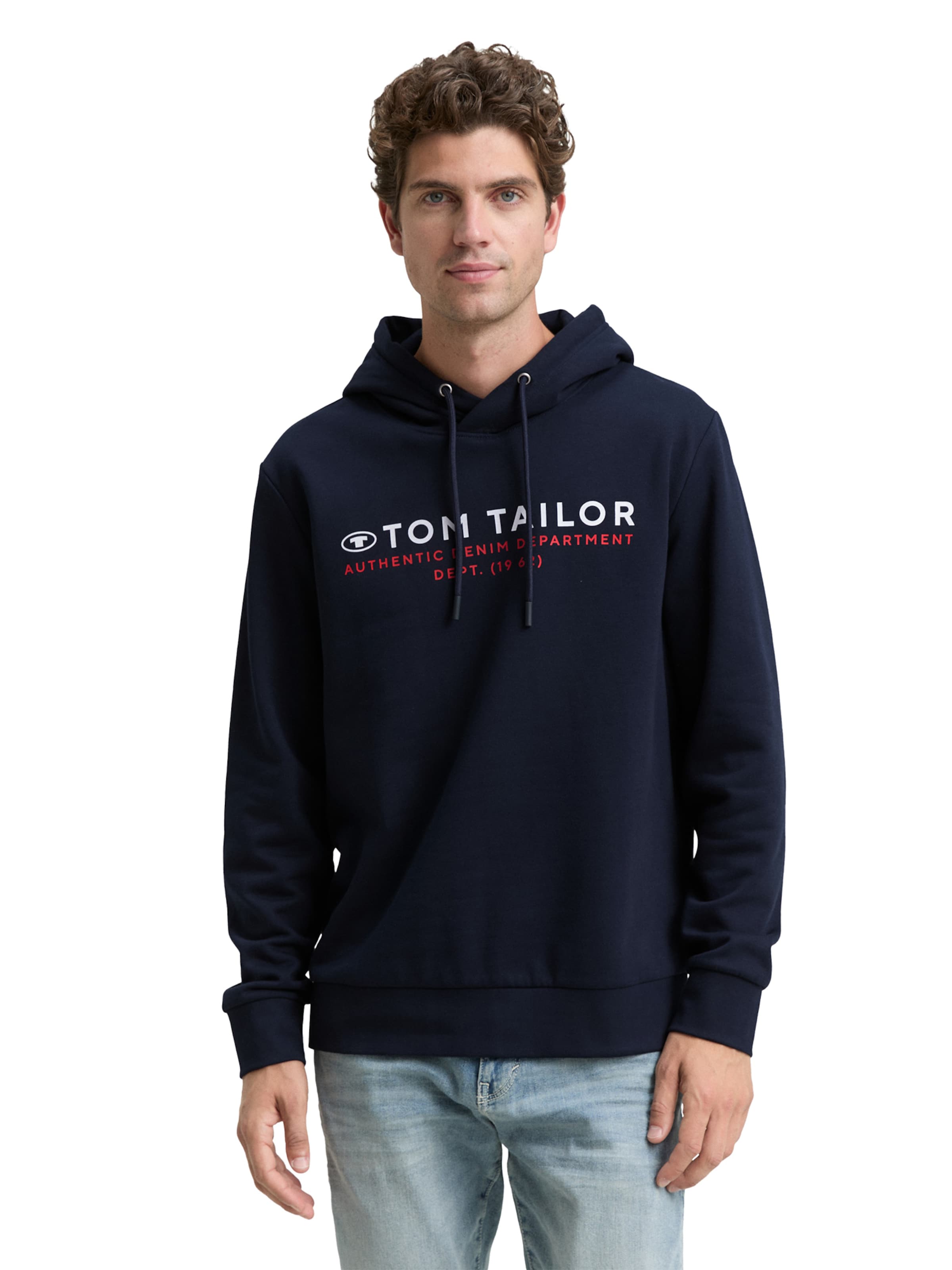 TOM TAILOR Sweatshirt in Blue: front