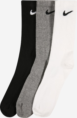 Chaussettes de sport 'EVERYDAY' NIKE en gris : devant