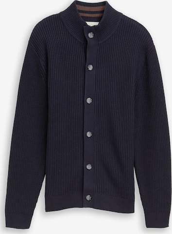 TOM TAILOR Knit cardigan in Blue: front