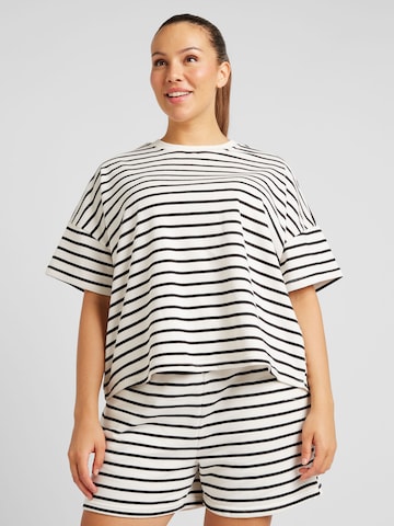 PIECES Curve - Camiseta 'PCCHILLI' en blanco: frente