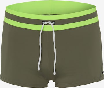 CHIEMSEE Regular Swim Trunks in Green: front