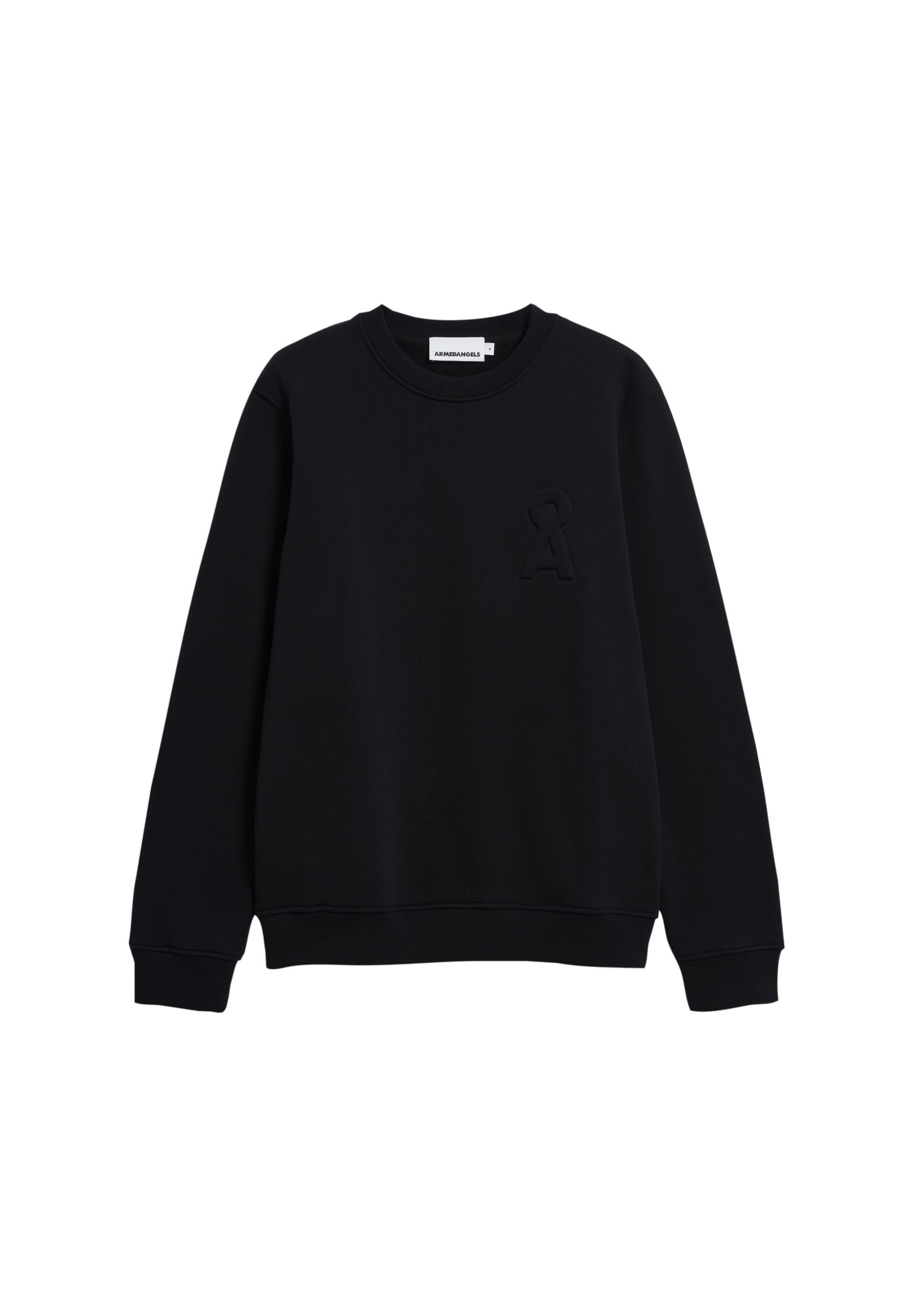 Sweat-shirt ARMEDANGELS en noir : devant