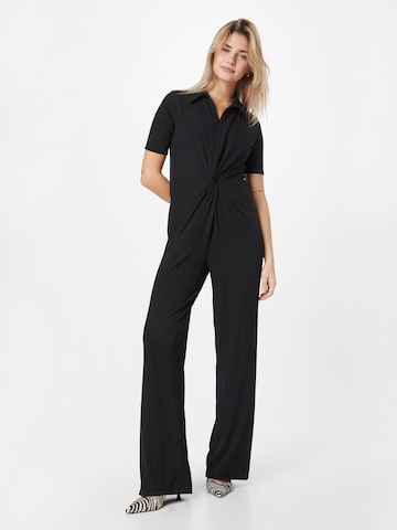 Warehouse Jumpsuit in Zwart: voorkant