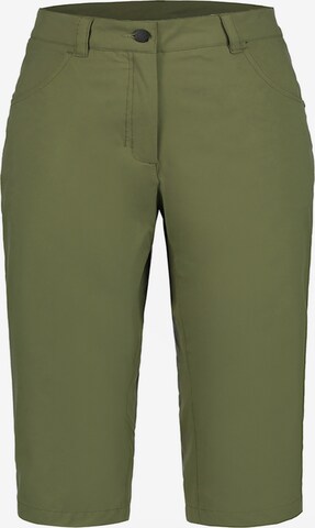 ICEPEAK Slim fit Outdoor Pants 'Attica' in Green: front