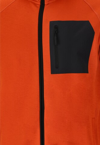 ENDURANCE Athletic Fleece Jacket 'Deerto' in Orange