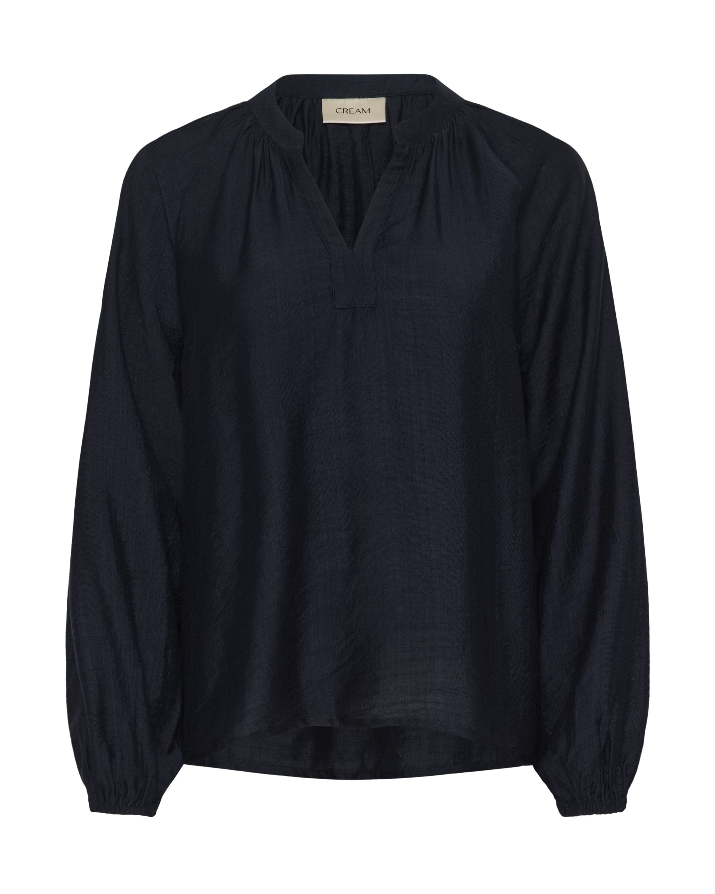 Cream Blouse 'CR Mila' in Blue: front