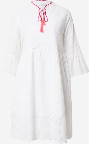 Robe 'Hilla' Zwillingsherz en blanc : devant