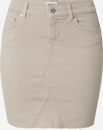 ONLY Skirt 'FAN' in Beige: front