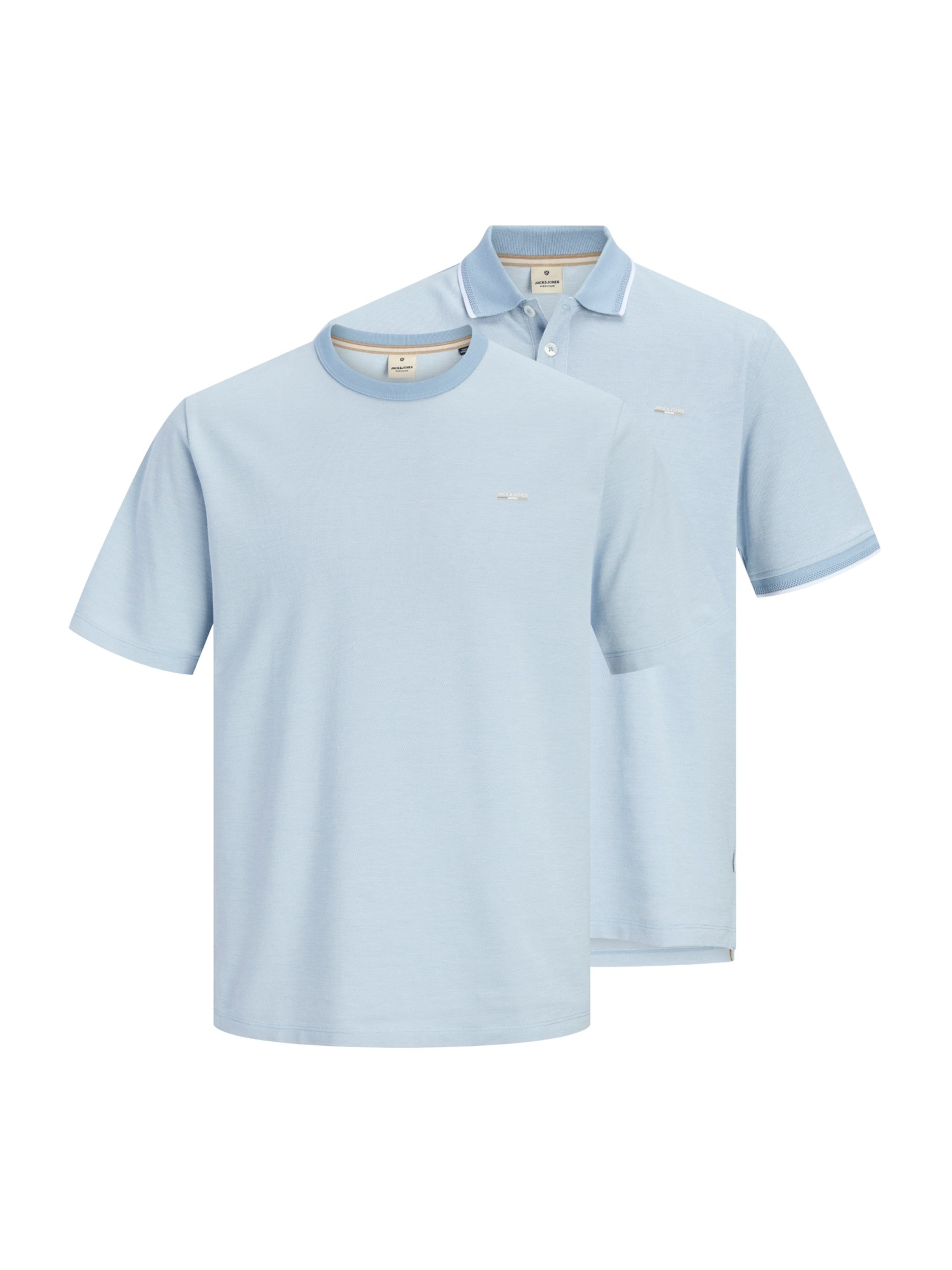 Jack & Jones Premium Shirt 'JPRBLUALVES' in Pastel blue / White, Item view