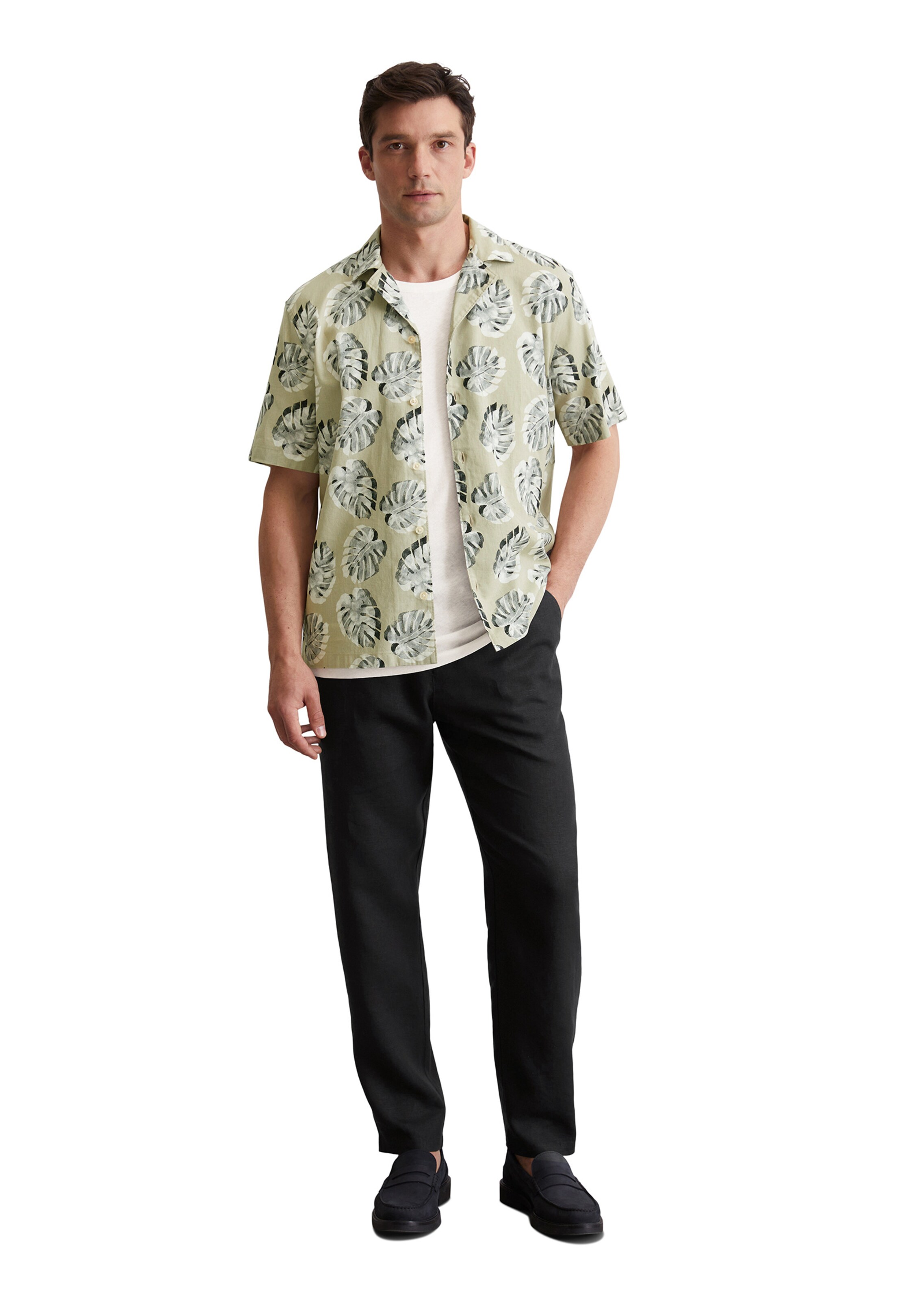 Marc O'Polo Regular fit Button Up Shirt in Beige