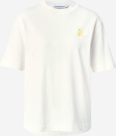 Marškinėliai 'TARJAA' iš ARMEDANGELS, spalva – nebalintos drobės spalva / geltona, Prekių apžvalga