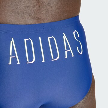 ADIDAS PERFORMANCE Athletic Swim Trunks 'Lineage' in Blue