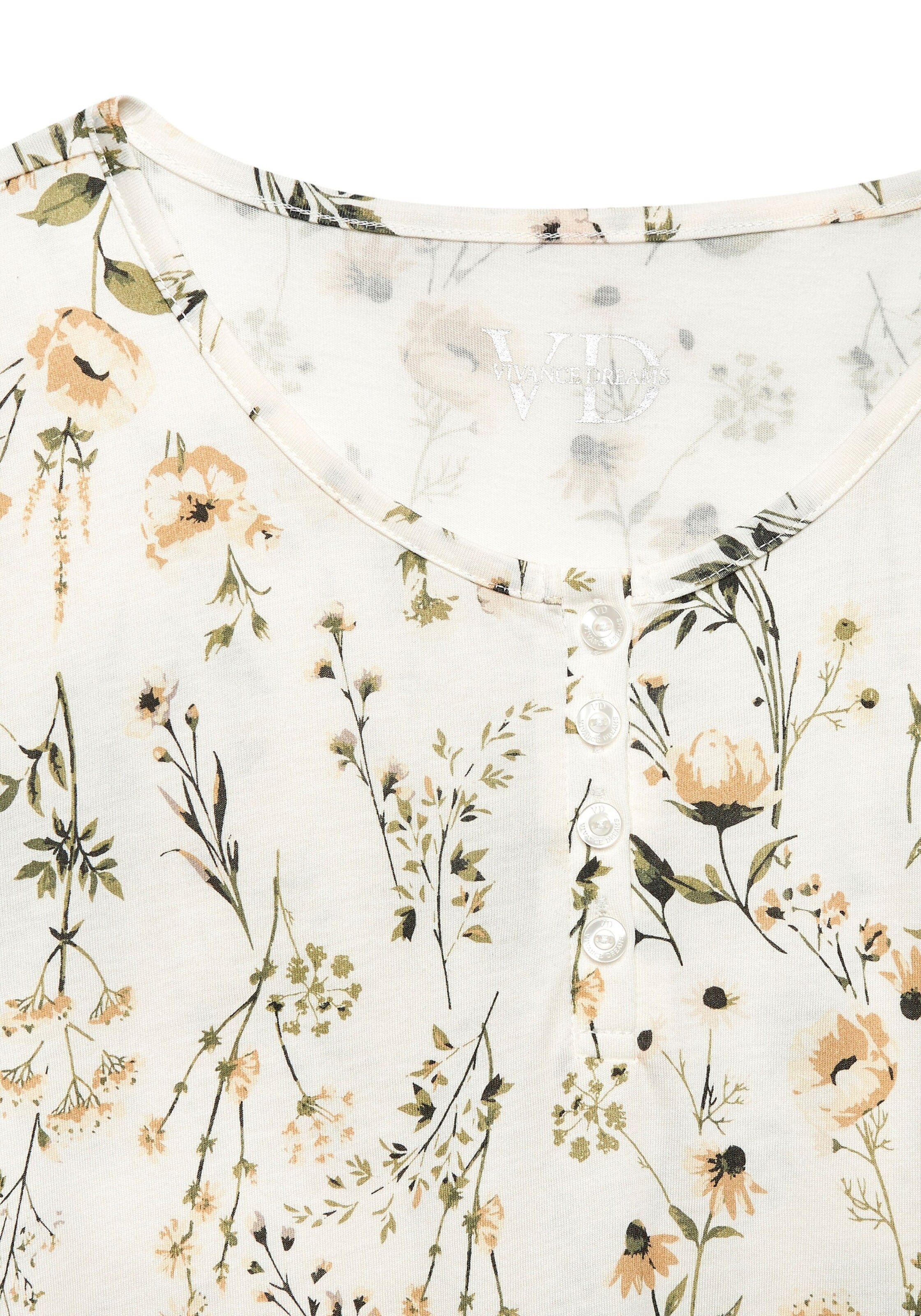 LASCANA Ночная рубашка в Белый