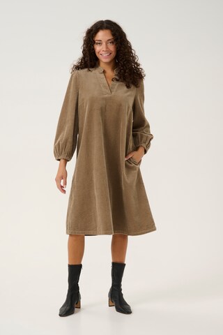 CULTURE Kleid 'klay' in Beige: Vorderseite