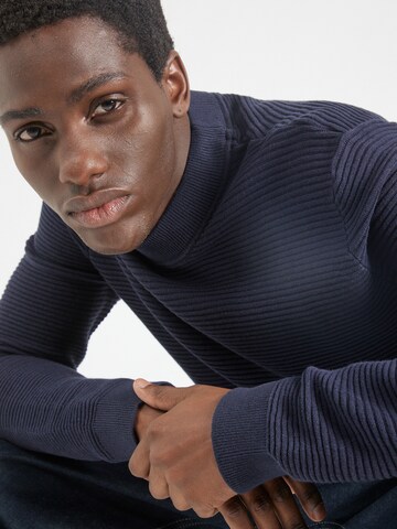 SELECTED HOMME - Pullover 'SLHTION' em azul