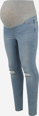 Mamalicious Curve Regular Jeans 'Luga' in Blauw: voorkant