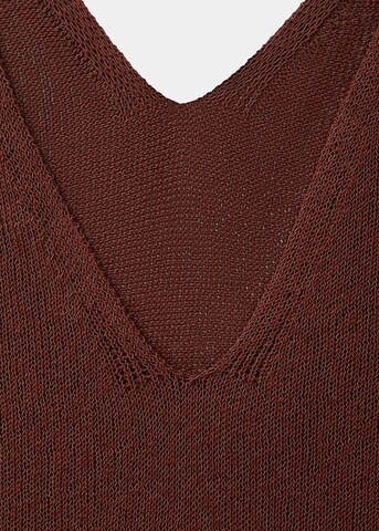 MANGO Knitted dress 'Siena' in Orange