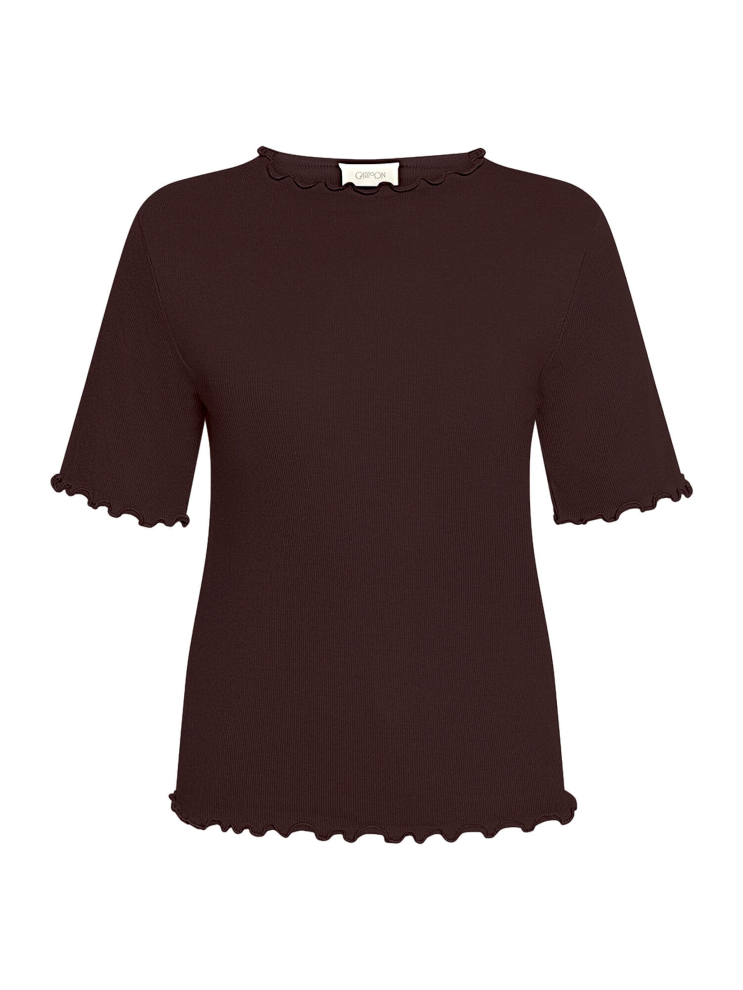 Cartoon Shirt in Brown: front