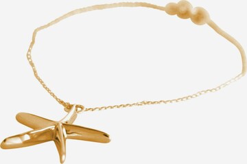 Gemshine Bracelet 'Maritim Seestern' in Gold: front