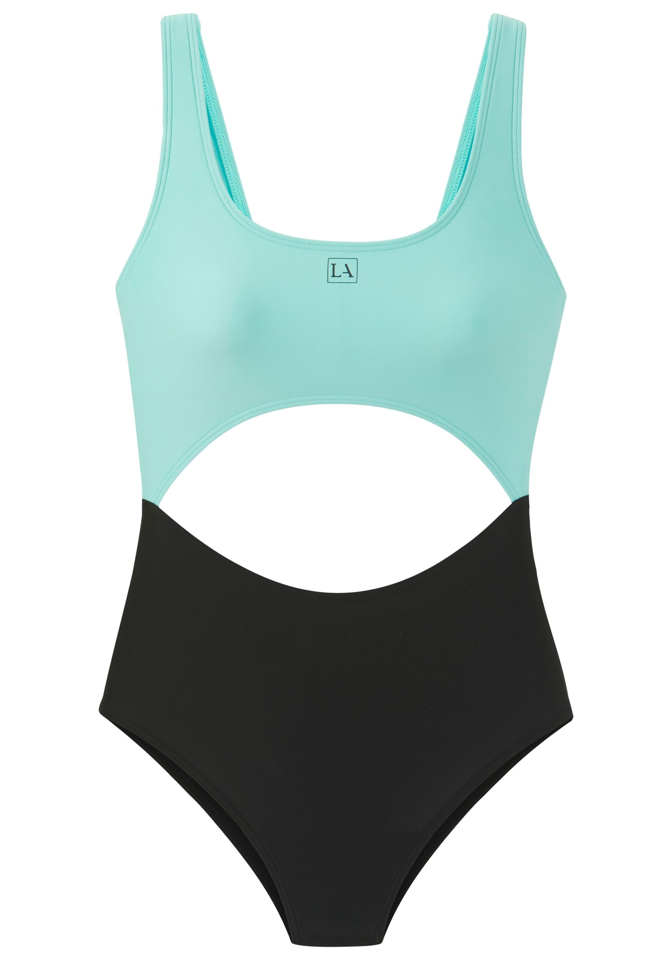 LASCANA ACTIVE Bralette Active Swimsuit in Black: front