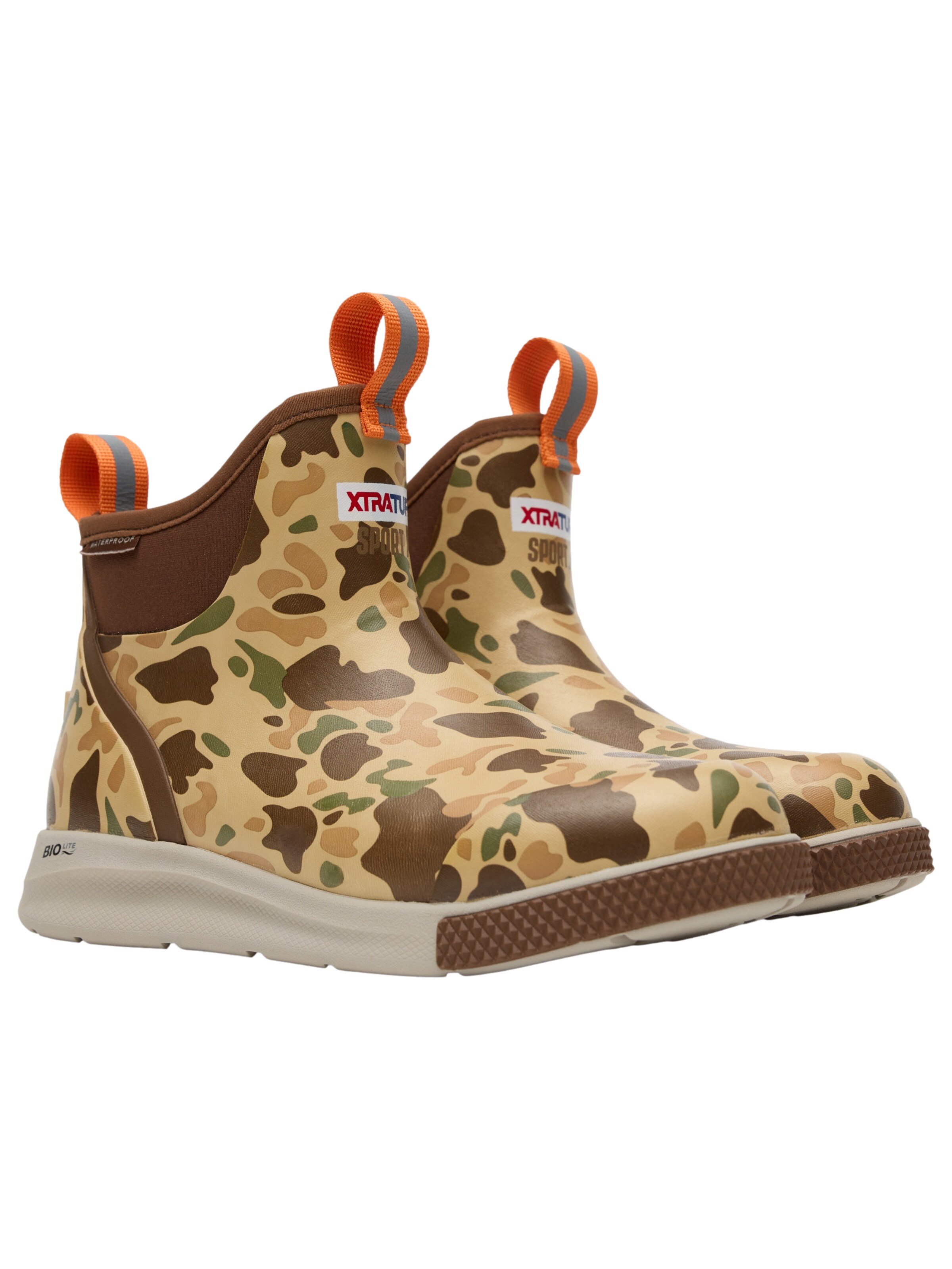 XtraTuf Rubber Boots 'Ankle Deck Boot Sport' in Beige