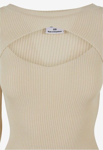 Abito in maglia di Urban Classics in beige