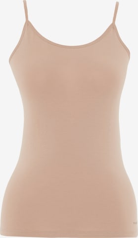 Organication Unterhemd in Beige: Vorderseite