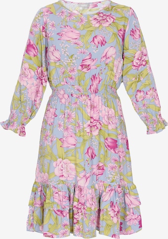 Rochie de la Usha pe albastru: față