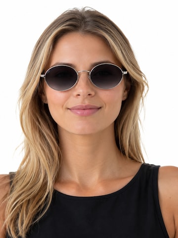 VEYREY Sunglasses 'Lennon' in Silver