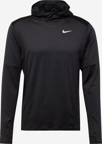 NIKE Sportsweatshirt in Schwarz: predná strana